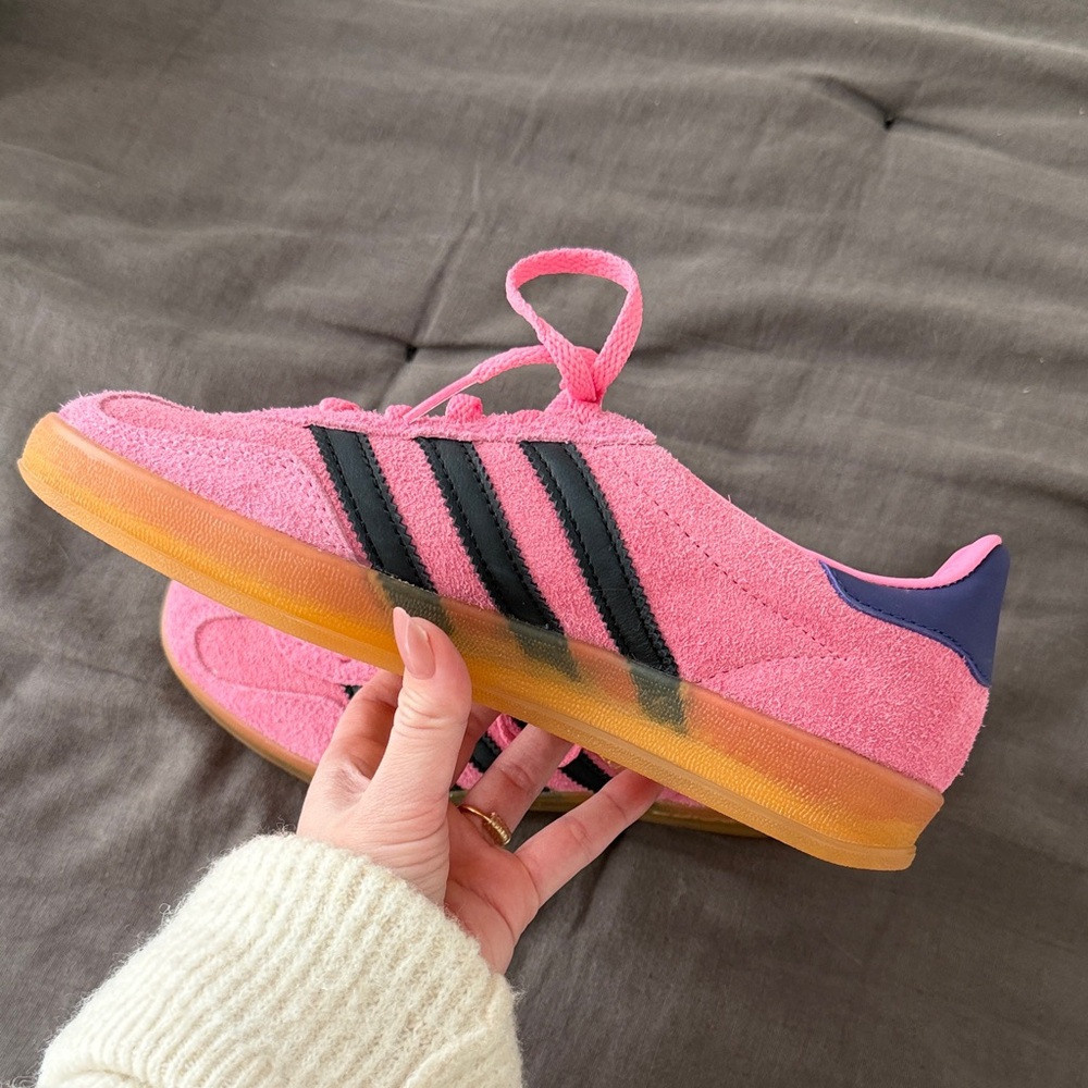 Adidas Women's Gazelle Bliss Pink Purple - Picture 4 of 8